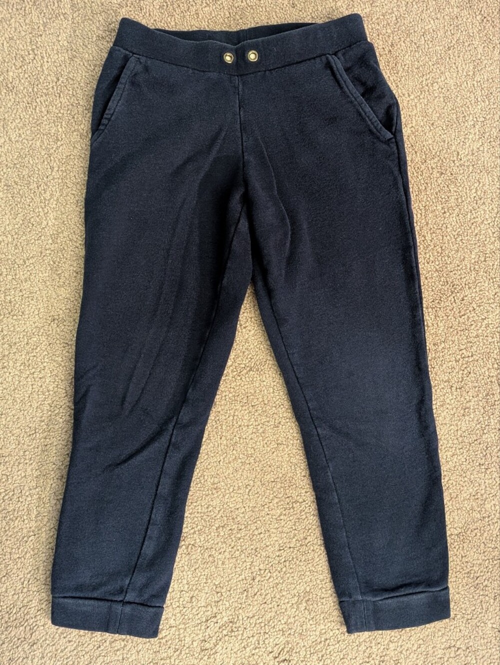 Carter's kids navy blue terry joggers size 5